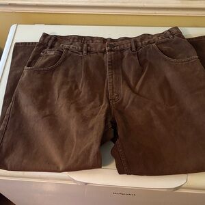 Vintage LA Gate 90’s Y2K Men’s Size 40 Pants in Rich Brown. GUC